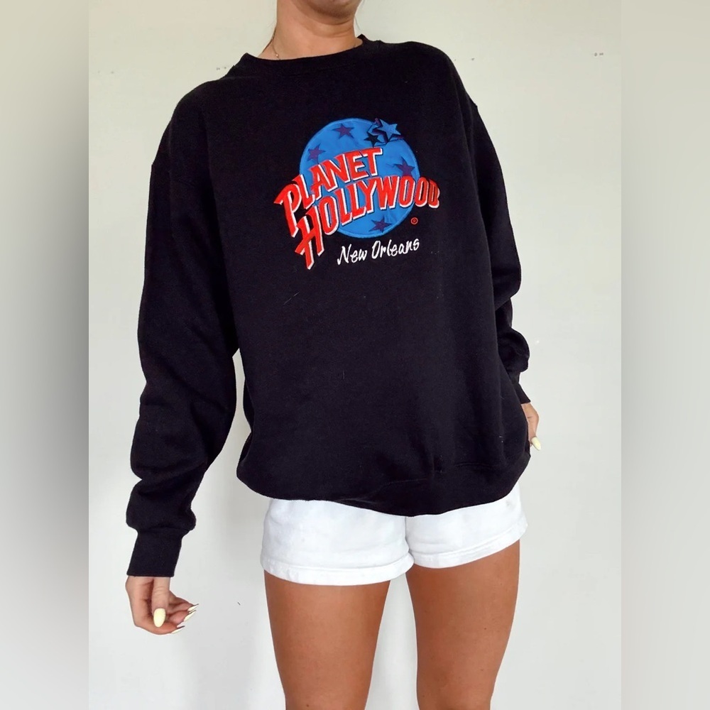 90’s Planet Hollywood Crewneck no Orleans - L